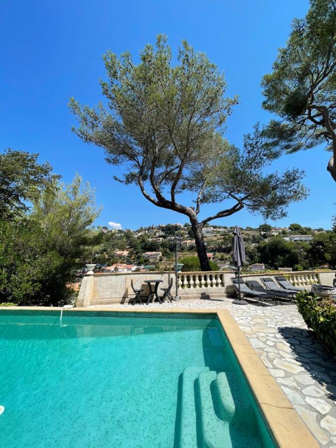 Appartement Bas De Villa Avec Piscine Privee Partagee Proche Bord De Mer カーニュ・シュル・メール エクステリア 写真